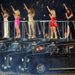 The Spice Girls send the crowd into a frenzy with their set