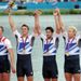 Alex Gregory, Pete Reed, Tom James and Andrew Triggs Hodge triumphed in the men's four