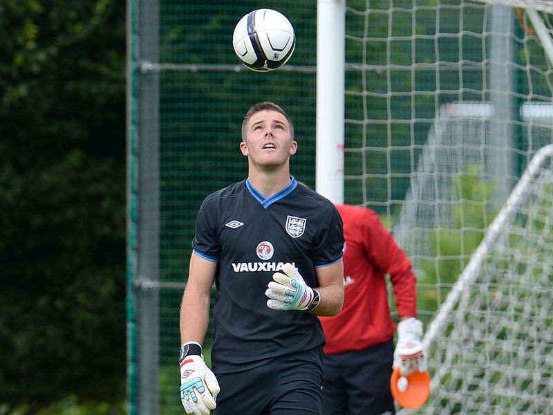 Birmingham goalkeeper Butland, 19, looks set to win his first England cap.