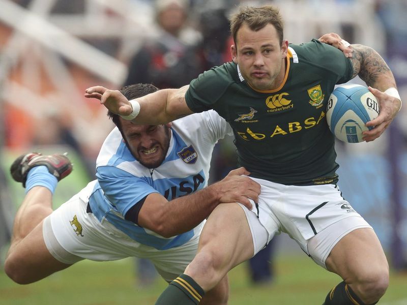 Francois Hougaard is stopped in his tracks.