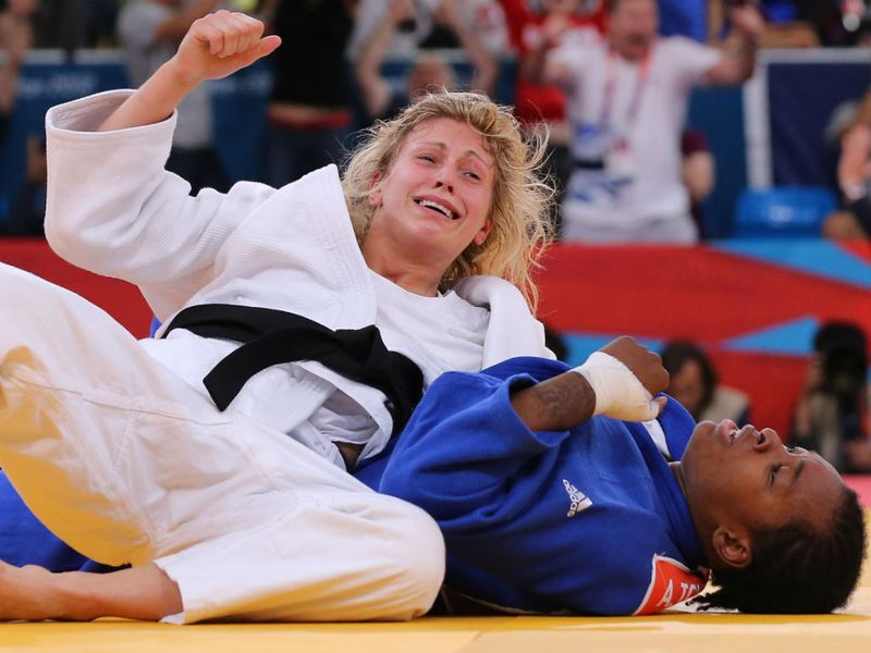 Gemma Gibbons won an emotional silver medal in judo