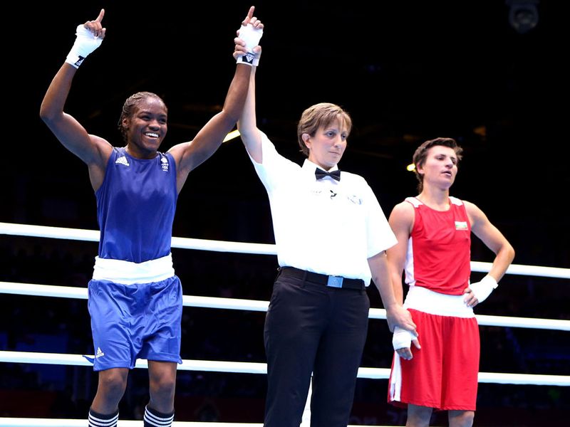 In boxing, Britain's day got off to a flier when flyweight Nicola Adams beat Bulgarian Stoyka Petrova by 16-7 to guarantee at least a bronze medal