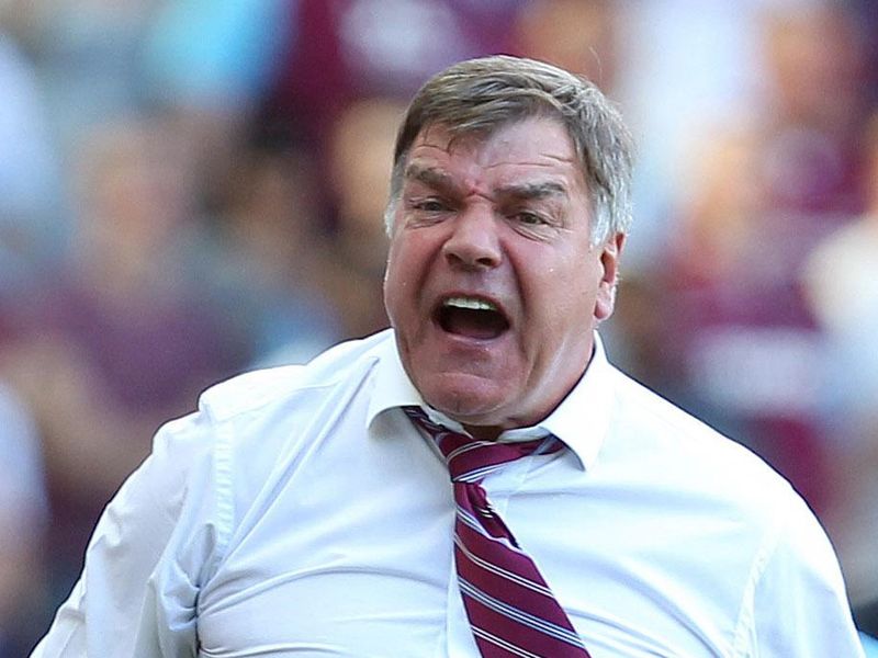 Sam Allardyce vented his anger at the referee but his West Ham side clung on for a 1-0 victory over Aston Villa.