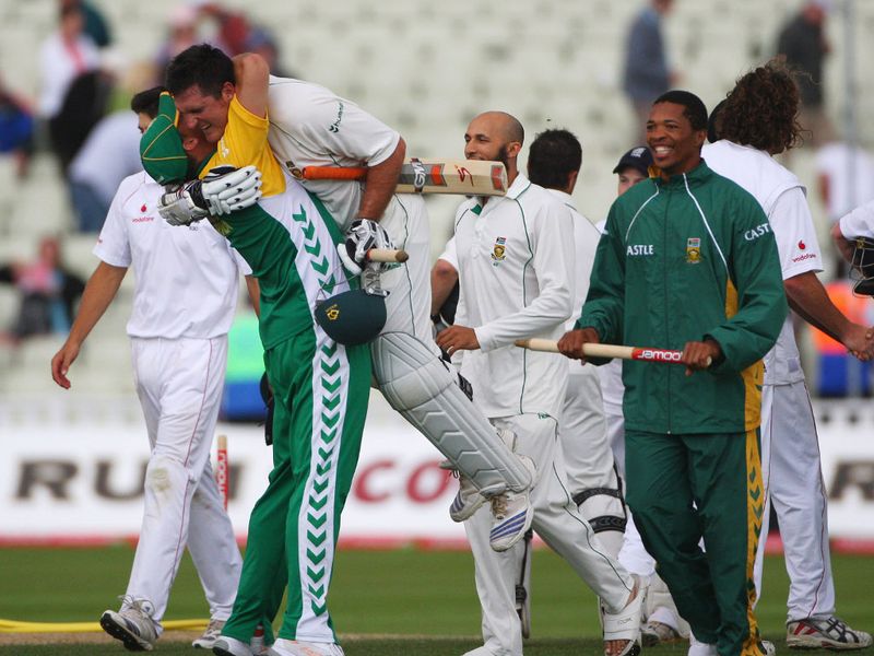 Victory at Headingley in July 2008...