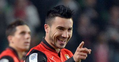 Alessandrini: Celebrates his goal