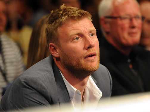 Andrew Flintoff: Will face Richard Dawson
