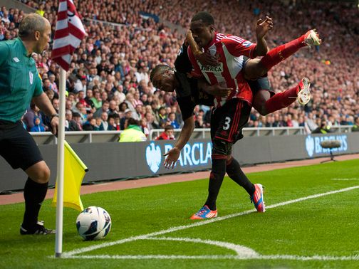 Danny Rose in action for Sunderland