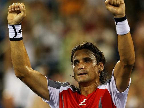David Ferrer: Won in straight sets