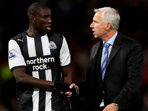 Pardew denies a rift with Ba