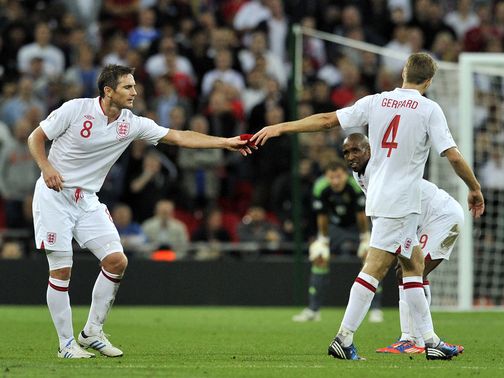 Lampard and Gerrard: Restricted to fitness duties on Tuesday