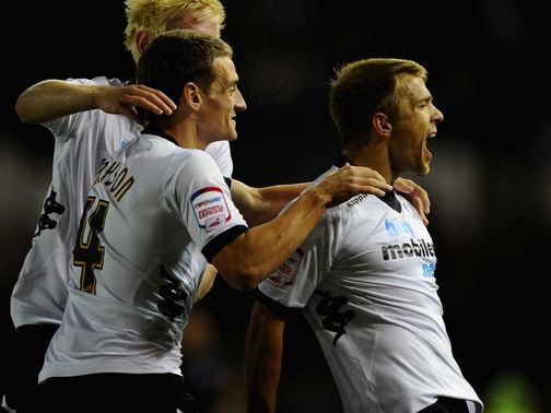 Jamie Ward scored Derby's equaliser