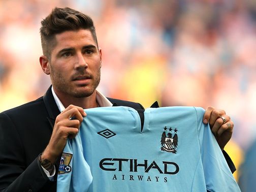 Javi Garcia was at the Etihad on Saturday