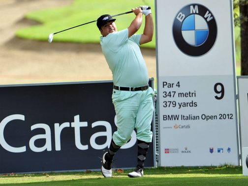 Sjoholm: Leads the way after a 64