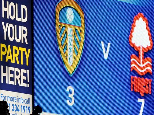 Leeds: Were hammered 7-3 by Forest last season