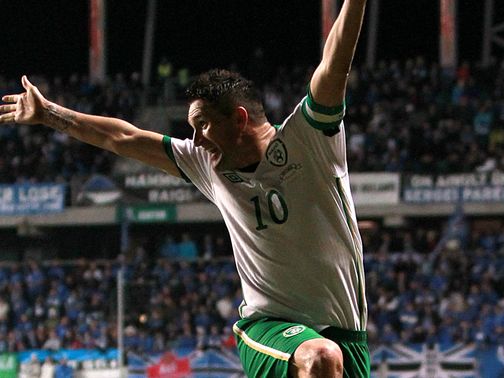 Robbie Keane: Firmly behind the Republic boss