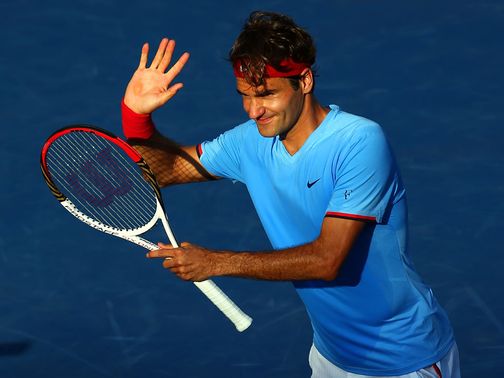 Roger Federer: Claimed simple win