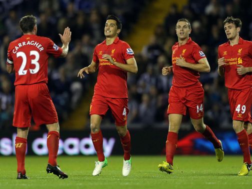Nuri Sahin was on target for Liverpool.&nbsp;