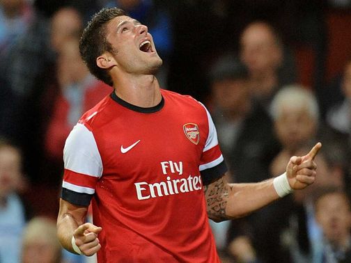 Olivier Giroud: Netted against Coventry