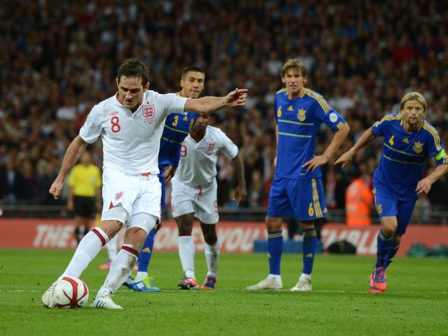 Lampard's late equaliser earned England a point