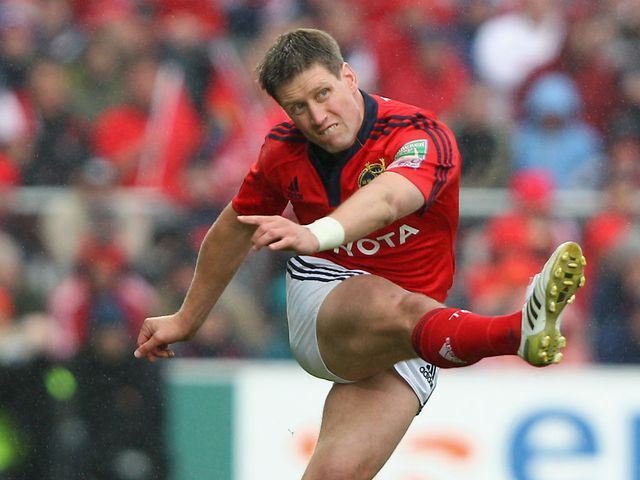 Ronan O'Gara: Helped Munster claim victory