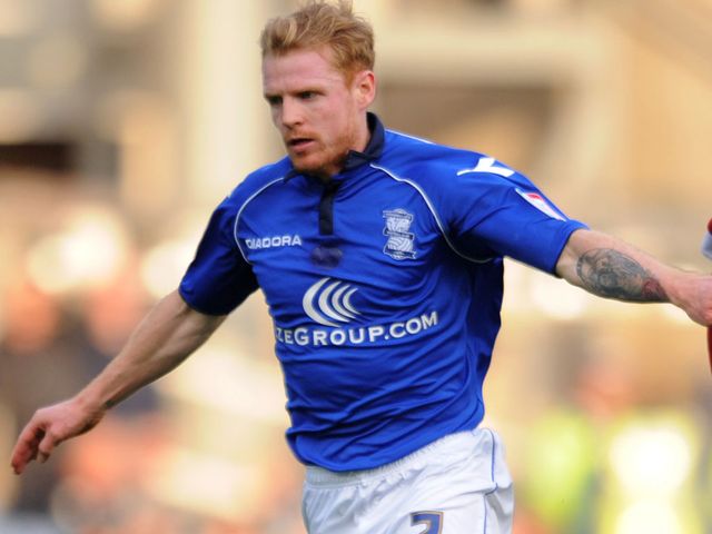 Chris Burke: Struck in both halves for Birmingham