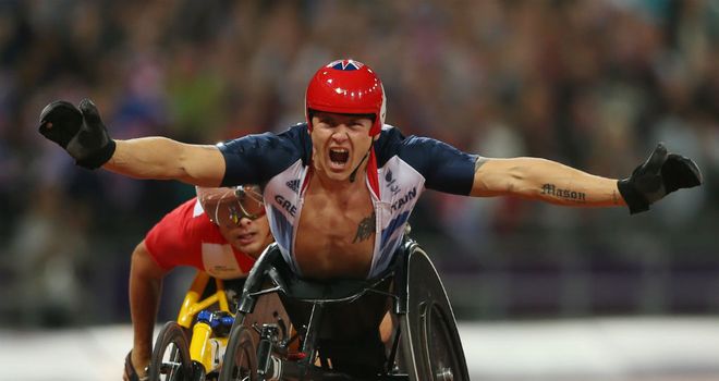 David Weir: Continued his quest for four goal medals with success in the 800m
