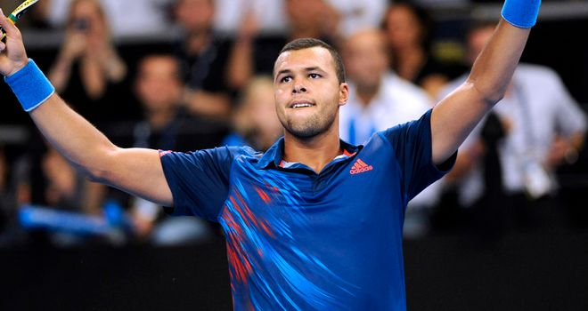 Jo-Wilfried Tsonga: Will meet Sergiy Stakhovsky in next round in Stockholm