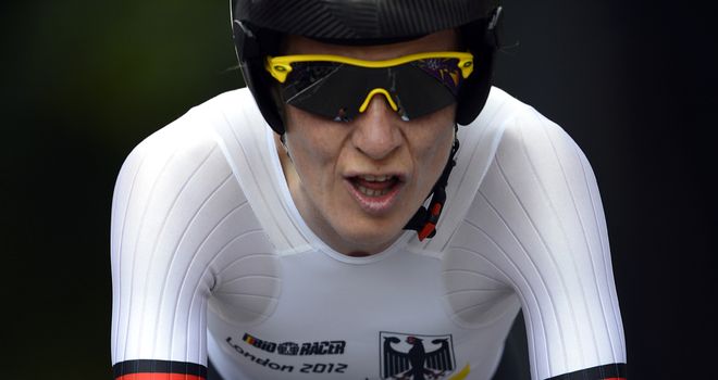 Judith Arndt: Proved unstoppable against the clock to pull on the rainbow jersey