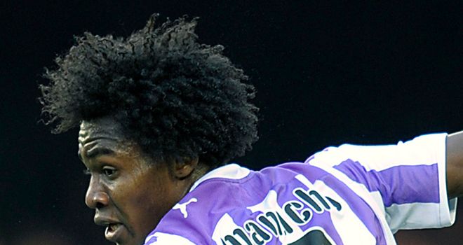 Manucho: Scored twice for Valladolid