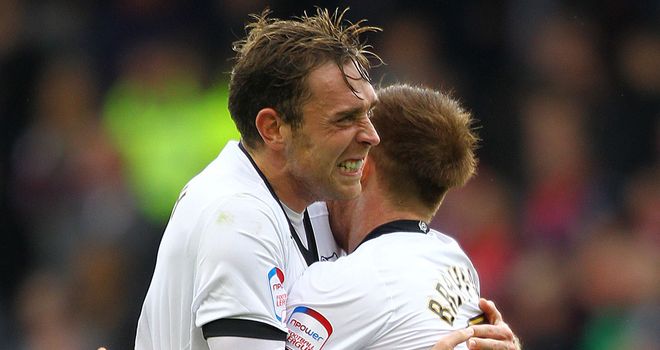 Bryson: Celebrates with Keogh