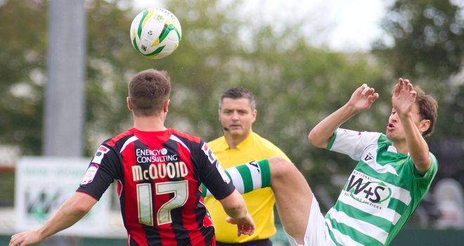 Josh McQuoid and Ed Upson in action (Pic: Sophie Elbourn)