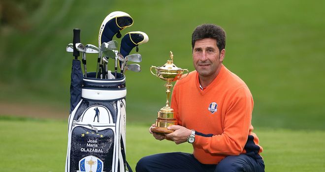 Jose Maria Olazabal: Unwilling to discuss pairings