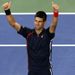 But couldn't stop Djokovic progressing with a 6-2 7-6 (7/3) 6-4 win.