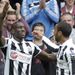 Ba celebrates his goal