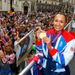 Face of the Games, Jessica Ennis proudly shows off her Olympic gold to the joy of the crowd.
