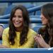 Pippa Middleton was all smiles as the British number one took control...