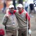 Jose Maria Olazabal and rookie Nicolas Colsaerts getting on like a house on fire