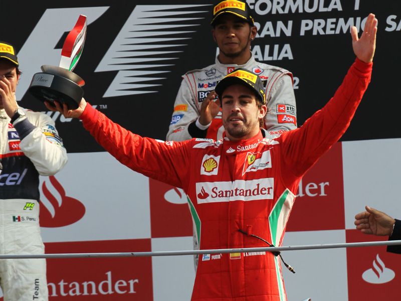 Alonso soaks up the Tifosi cheers