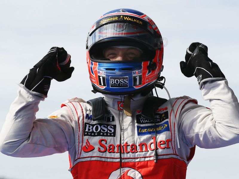 A delighted Jenson