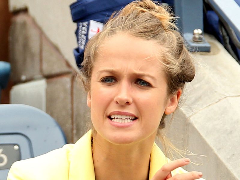 Murray's girlfriend Kim Sears also looked on