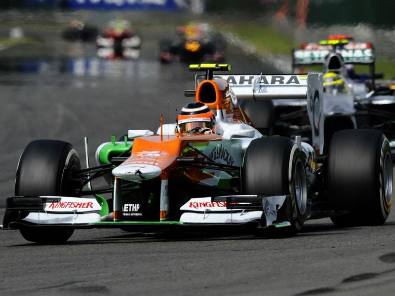 Nico Hulkenberg finished fourth