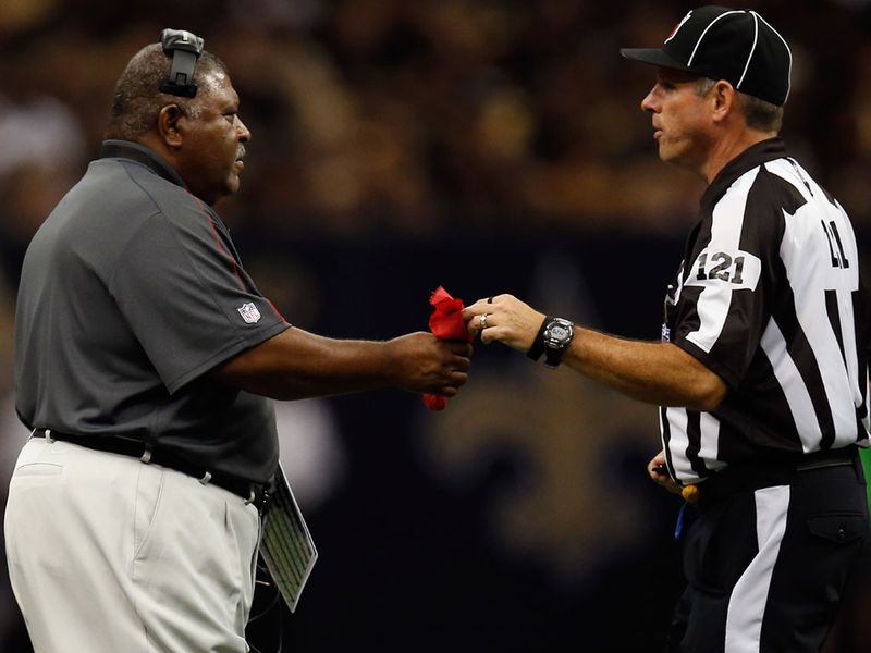 The replacement officials were once again under the spotlight