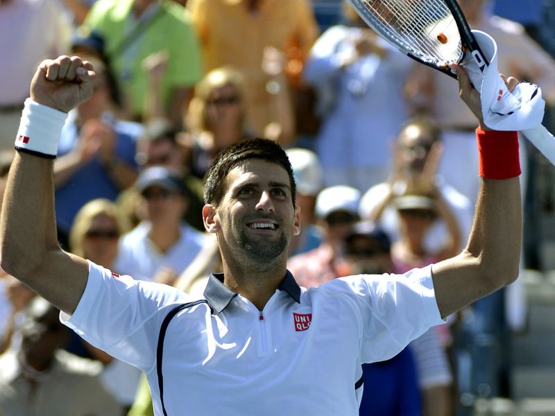 Before completing his comeback victory to book his place in Monday's final.