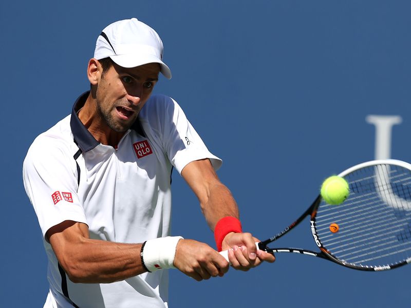 Earlier Novak Djokovic was bidding to set up a US Open final against Andy Murray as he faces David Ferrer.