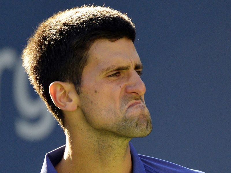 It was a tough start for Djokovic.