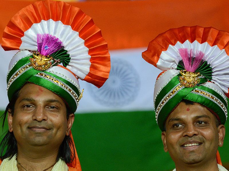 Indian fans were out in full force.