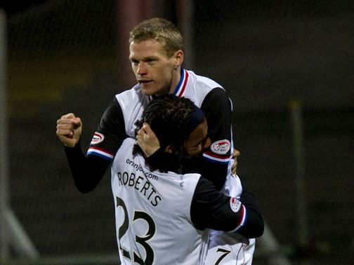 Billy McKay: Scored two goals