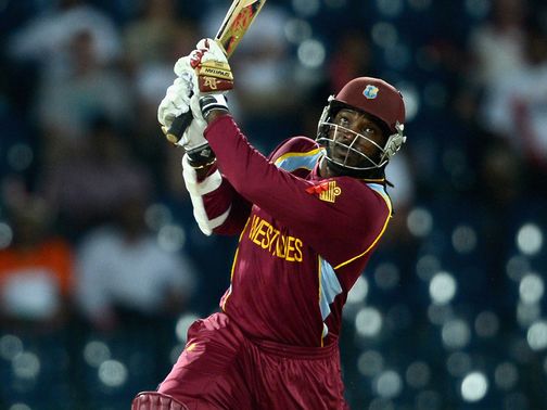 Chris Gayle was in belligerent form