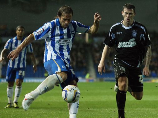 Brighton were unable to beat lowly Ipswich