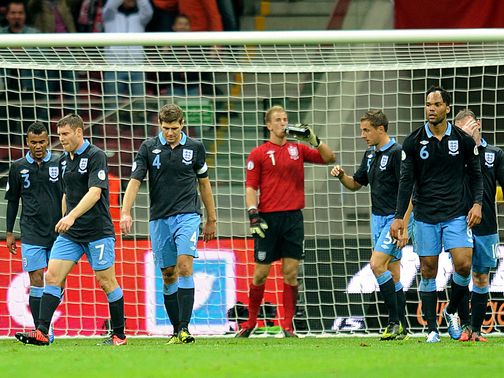 England slip after a draw against Poland